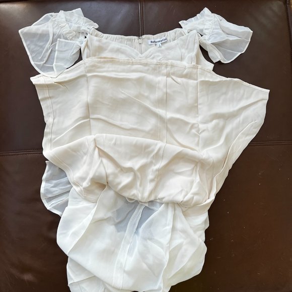 Reformation Butterfly Dress | Ivory🎉SALE 🎀 NEW - Picture 13 of 15